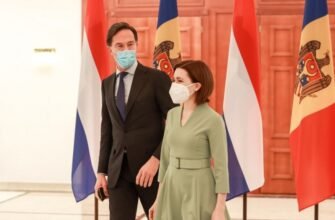 Maia Sandu a discutat cu premierul olandez, Mark Rutte, despre importanța restabilirii păcii în regiune