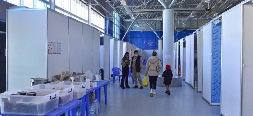 peste 600 de refugiati ucraineni se afla la centrul de treiere si plasament de la moldexpo