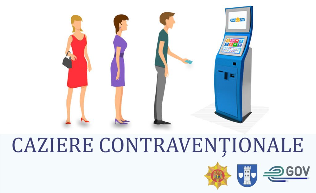 Cetățenii vor putea depune și achita cereri de cazier contravențional prin intermediul terminalelor de plată