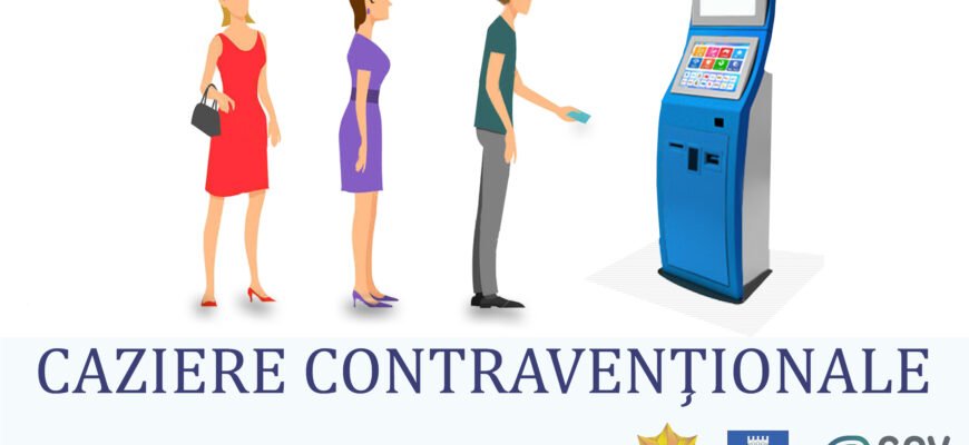 Cetățenii vor putea depune și achita cereri de cazier contravențional prin intermediul terminalelor de plată