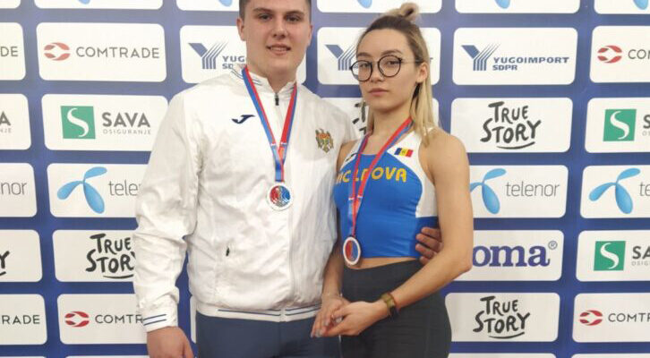 sportivii alexandr mazur si iuliana dabija au urcat pe podium la balcaniada