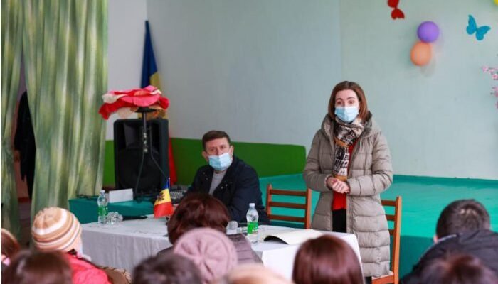 Maia Sandu a întreprins o vizită în comunele Olănești și Talmaza din Ștefan Vodă