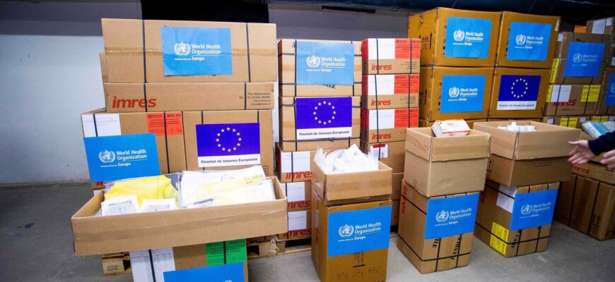 8 tone de produse medicale medicamente teste rapide si echipamente de protectie au fost livrate de oms in moldova