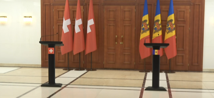 conferinta de presa sustinuta de presedintele maia sandu si presedintele confederatiei elvetiene ignazio cassis