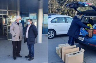 Consilierii municipali ai Partidului ȘOR le-au oferit ajutoare refugiaților ucraineni, adăpostiți la Moldexpo 3 Consilierii municipali ai Partidului ȘOR le-au oferit ajutoare refugiaților ucraineni, adăpostiți la Moldexpo