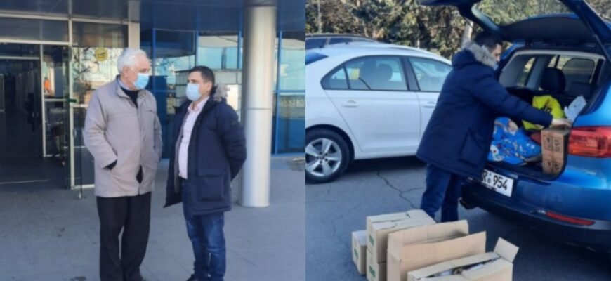 Consilierii municipali ai Partidului ȘOR le-au oferit ajutoare refugiaților ucraineni, adăpostiți la Moldexpo