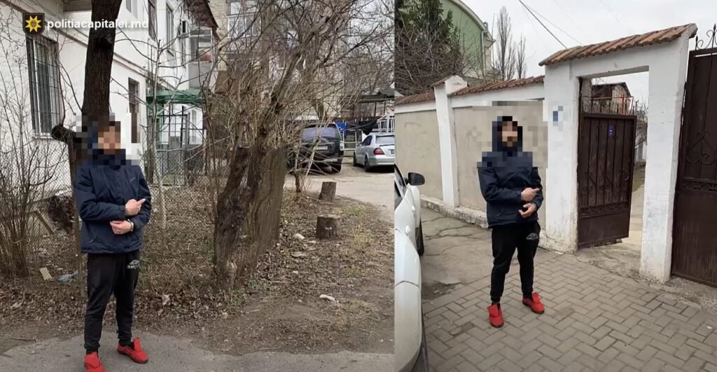 VIDEO// Doi bărbați din capitală, reținuți de oamenii legii pentru un șir de furturi