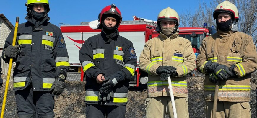 igsu a desfasurat o activitate de prevenire a incendiilor de vegetatie in teren