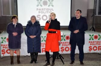 FOTO// Încă un sat din raionul Orhei a fost complet iluminat de echipa Partidului „ȘOR”