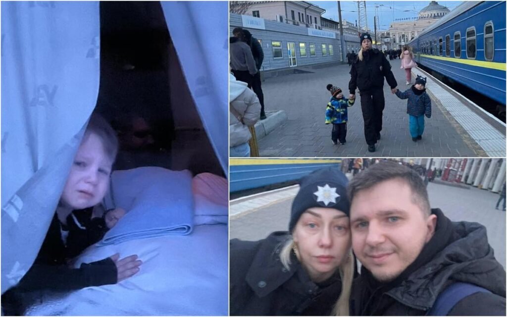 FOTO// O mamă din Odessa s-a despărţit de copiii săi ca să lupte pentru ţară: Înăuntru totul e distrus