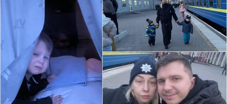 FOTO// O mamă din Odessa s-a despărţit de copiii săi ca să lupte pentru ţară: Înăuntru totul e distrus