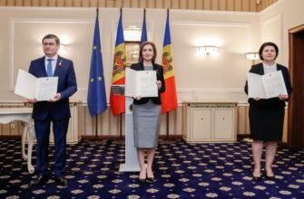 VIDEO// Înaintarea de către Maia Sandu a cererii de aderare la UE. Mocanu: E asemănător botezului unui copil cu dizabilități