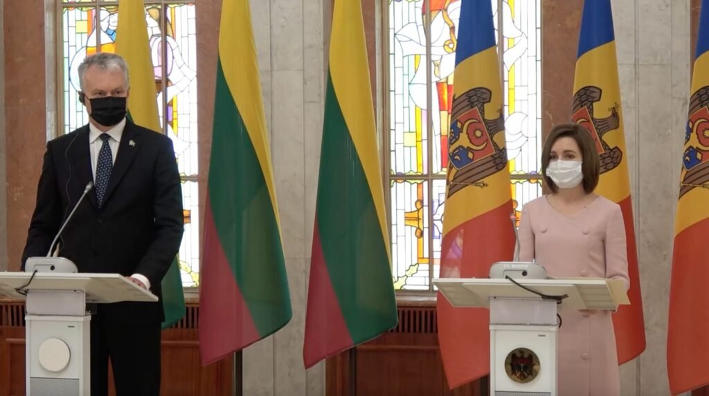 Maia Sandu a discutat cu Președintele Lituaniei, Gitanas Nauseda