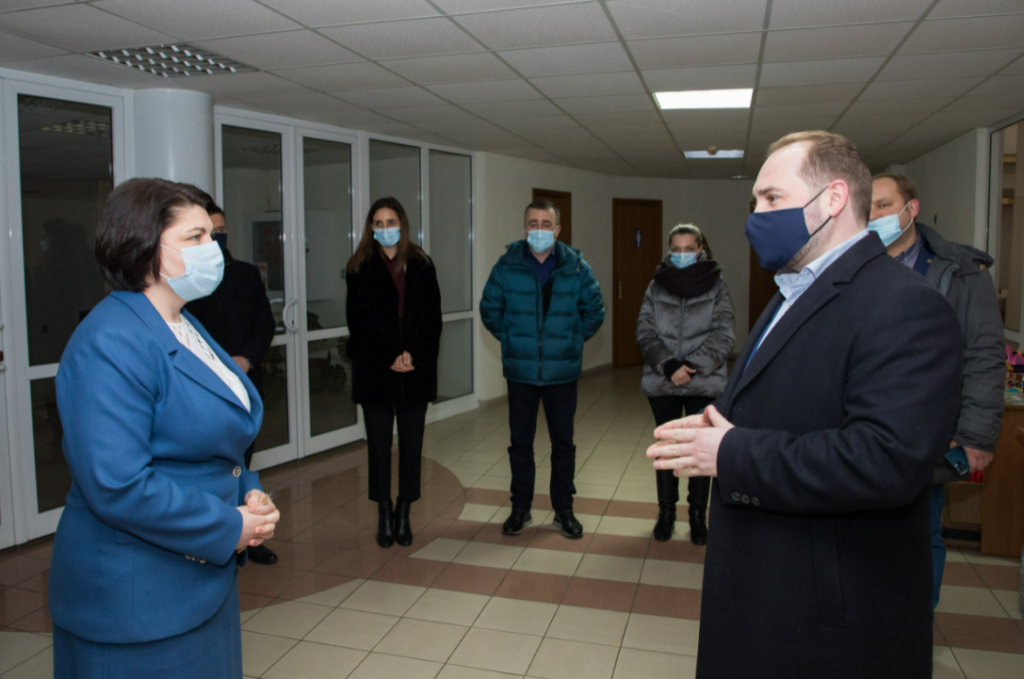 natalia gavrilita a vizitat centrul de plasament pentru refugiati deschis in ivancea