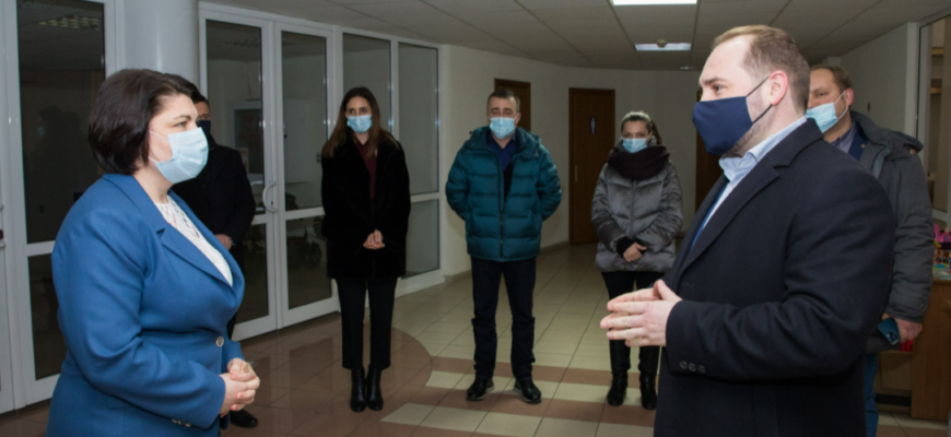 natalia gavrilita a vizitat centrul de plasament pentru refugiati deschis in ivancea