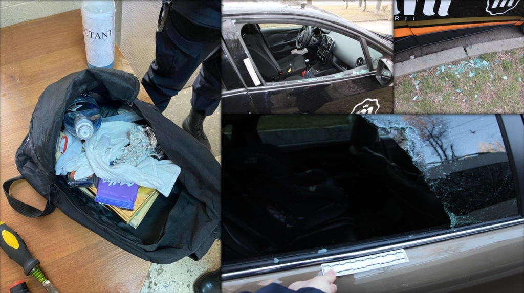 politia a retinut un barbat suspectat de furturi din automobile