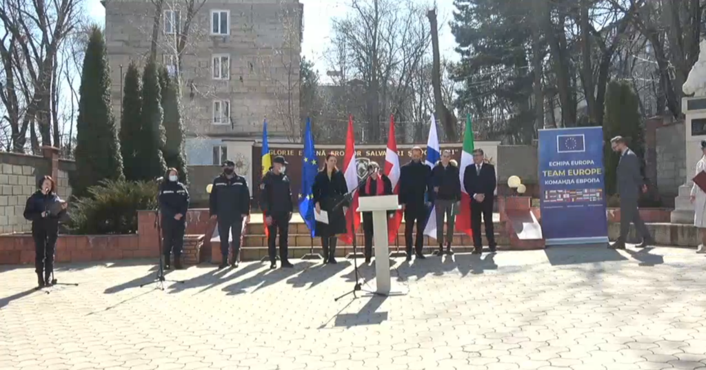 receptionarea loturilor de asistenta umanitara oferite prin mecanismul de protectie civila al ue