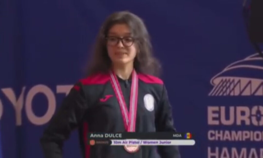 sportiva anna dulce a urcat pe podium la europenele de tir printre juniori