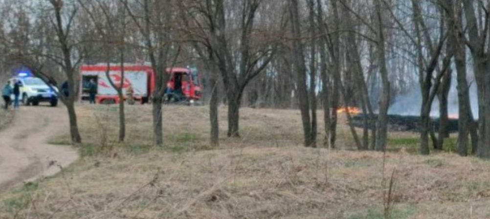 Un minor a incendiat o porțiune de teren dintr-un parc din capitală: Am găsit o brichetă și am vrut să fac o glumă