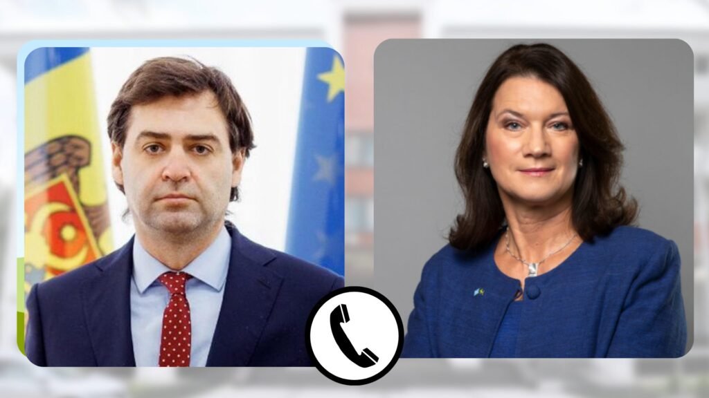 Viceprim-ministrul Nicu Popescu a avut o convorbire telefonică cu ministrul suedez al afacerilor externe, Ann Linde