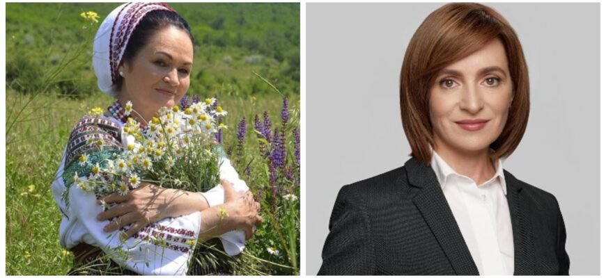 Cântăreață de muzică populară despre Maia Sandu: Mi-e foarte dragă și aș vrea toate femeile să conducă țara