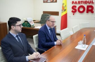 Deputatul Marina Tauber a avut o întâlnire de rămas bun cu ambasadorul României, Daniel Ioniță