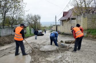 FOTO// La Orhei au loc reparații de amploare a drumurilor