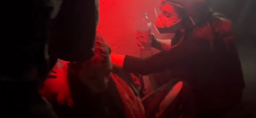 imagini dramatice din buncarele de sub uzina azovstal din mariupol