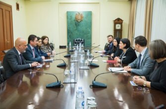 Natalia Gavrilița a discutat cu președintele Consiliul Concurenței din România, Bogdan Chirițoiu