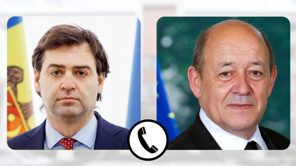 Viceprim-ministrul Nicu Popescu a avut o discuție telefonică cu omologul francez Jean-Yves Le Drian 1 Viceprim-ministrul Nicu Popescu a avut o discuție telefonică cu omologul francez Jean-Yves Le Drian