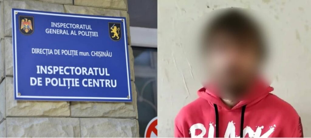 un barbat de 24 de ani retinut fiind suspectat de comiterea unui furt din automobil
