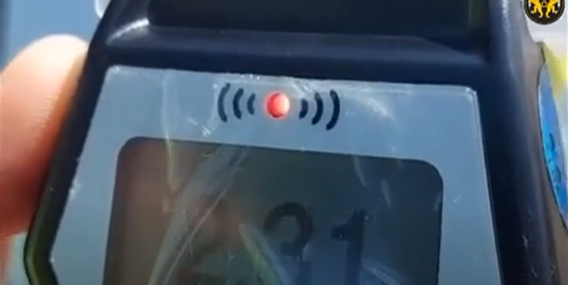 un sofer din falesti retinut de oamenii legii