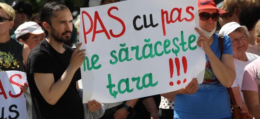 Un nou protest al opoziției unite. PCRM și Partidul „ȘOR” au cerut astăzi demisia Guvernului