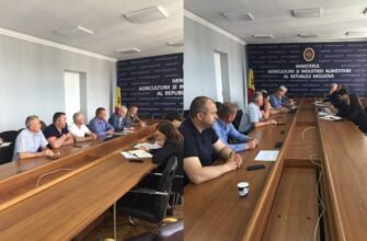 FOTO// Alexandr Slusari, în discuții cu conducerea Ministerului Agriculturii: Răbdarea fermierilor este la limită