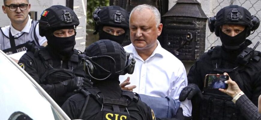 igor dodon plasat in arest la domiciliu pentru 30 de zile