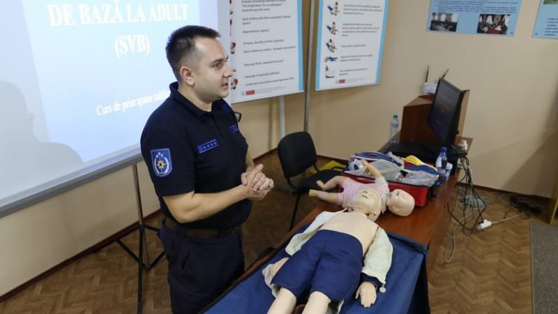 IGSU lansează un curs pilot de instruire în domeniul acordării primului ajutor medical