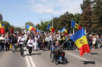FOTO// Peste 10 mii de membri și simpatizanți ai Partidului „ȘOR” au participat la un marș al păcii