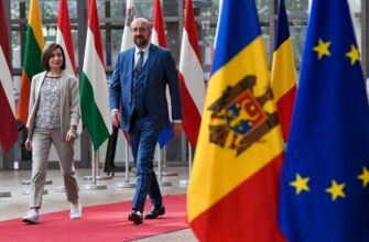 Maia Sandu a discutat, la Bruxelles, cu Charles Michel, Președintele Consiliului European