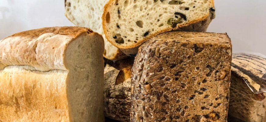 pile of sliced wheat breads