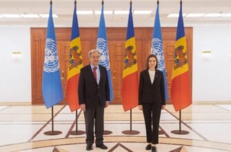 Maia Sandu și-a revenit miraculos după ”boala” de 9 mai. A avut o întrevedere cu Secretarul General ONU