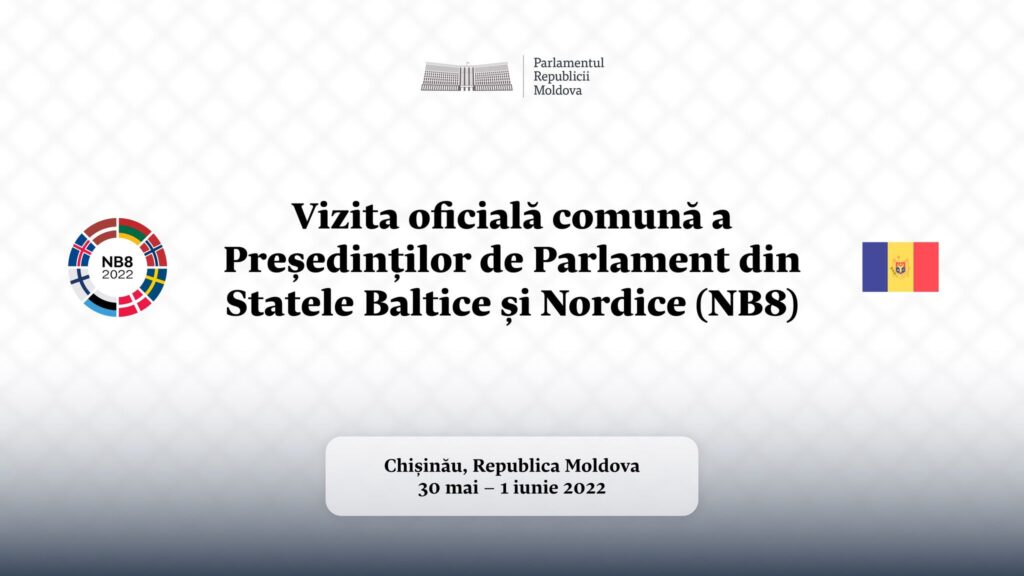 republica moldova va gazdui reuniunea presedintilor de parlament din statele nb8