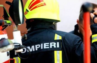 VIDEO// Salvatorii din raionul Ungheni au salvat două vulpi din apă