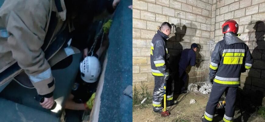 VIDEO// Salvatorii IGSU au salvat un copil de 3 ani care a fost prins între blocurile a două transformatoare