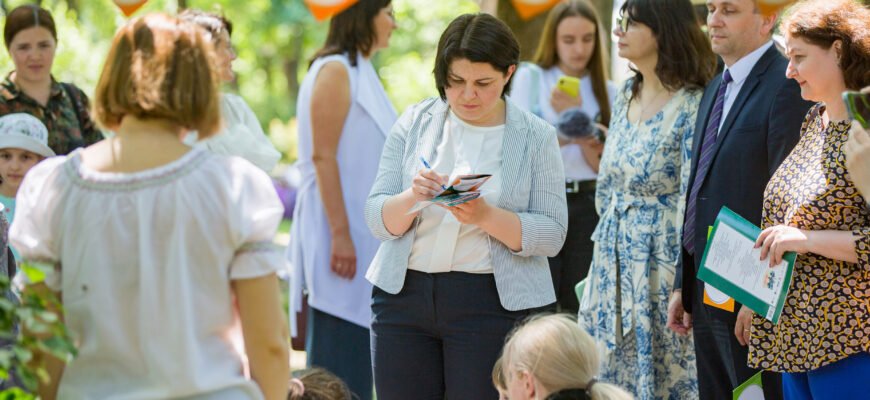 Natalia Gavrilița a participat la evenimentul dedicat Zilei Internaționale a Ocrotirii Copilului - „Copiii spun: Vrem PACE!"