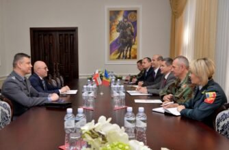 Colaborarea dintre Republica Moldova și Polonia pe segment militar, discutată cu ambasadorul Tomasz Kobzdej
