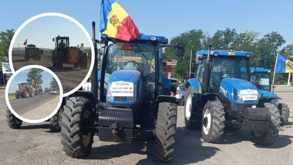 FOTO-VIDEO// Fermierii din Sud-estul Republicii Moldova s-au pornit la Proteste