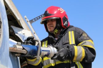 IGSU desfășoară ședințe de instrucție practice cu pompierii la Aeroportul Internațional Chișinău