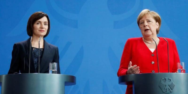maia sandu a discutat despre parcursul european al republicii moldova cu fostul cancelar german angela merkel