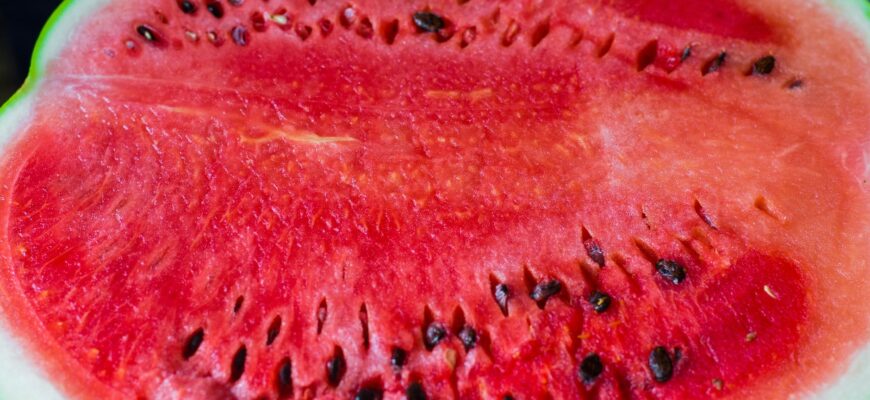 close up photo of sliced watermelon