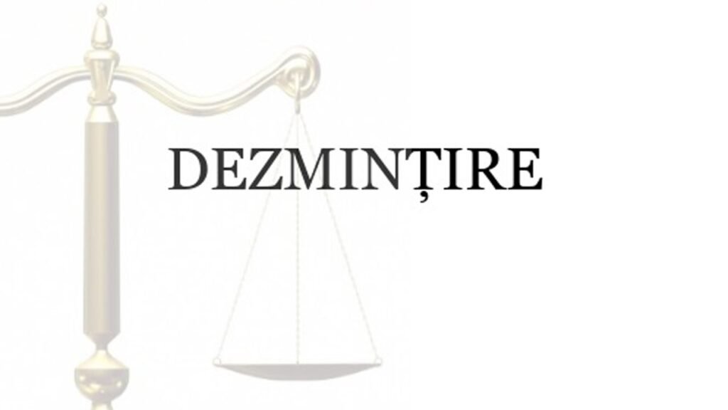 DEZMINȚIRE// Redacția Sinteza.ORG își exprimă regretul și își prezintă scuzele de rigoare domnului Vasile Plevan